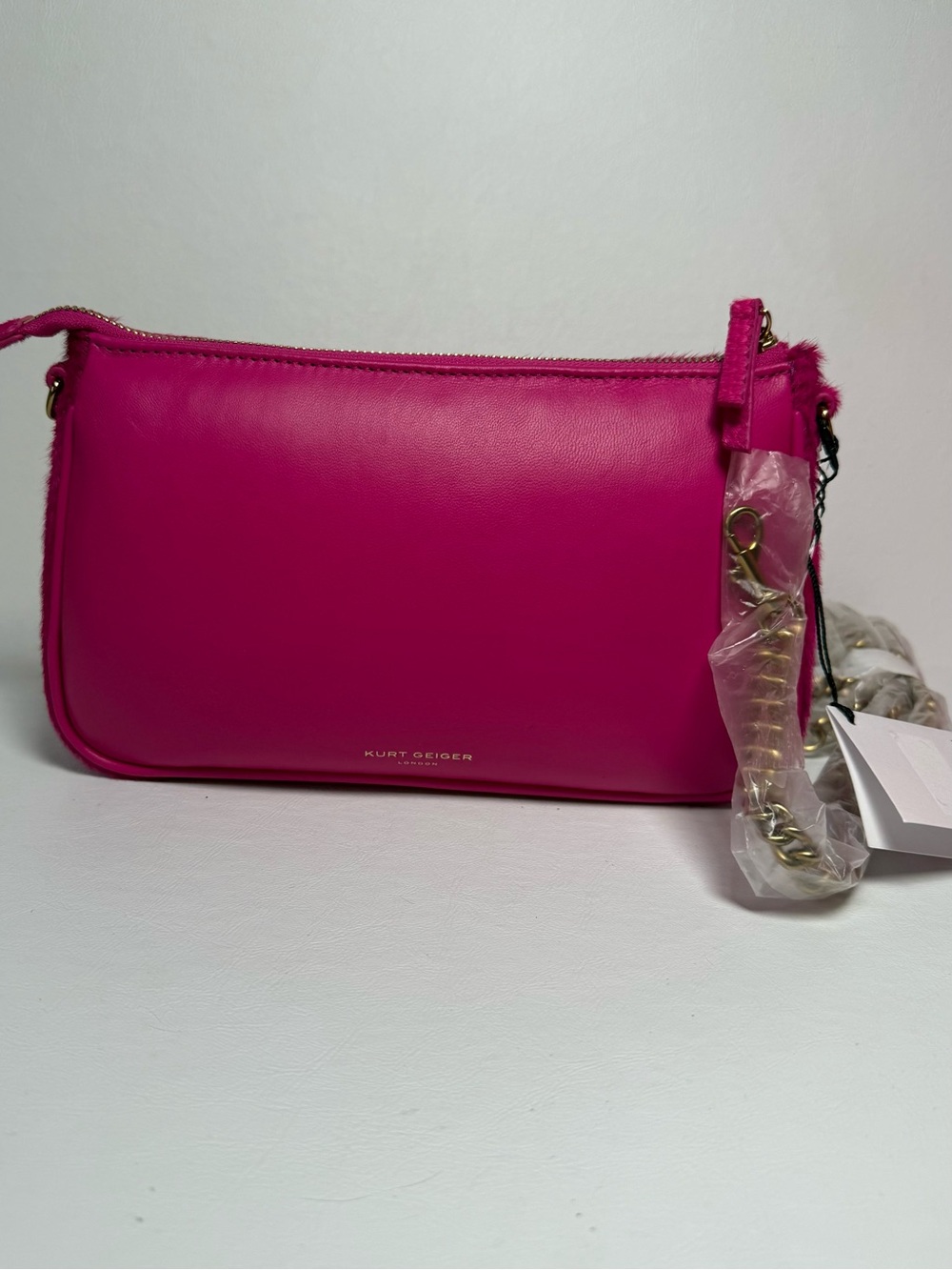Kurt Geiger The Kew Pink Crossbody Bag - Picture 7 of 7